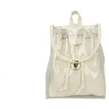 AMZLORD PVC Vielseitiger Jelly -Beutel wasserdichtes transparentes Laptop Rucksack große Kapazität Mode Outdoor Rucksack Reise Reise Tasche