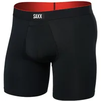 SAXX Multi-Sport Mesh Boxershorts Schwarz L 2er Pack