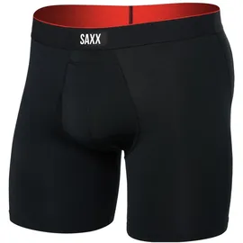 SAXX Multi-Sport Mesh Boxershorts Schwarz L 2er Pack