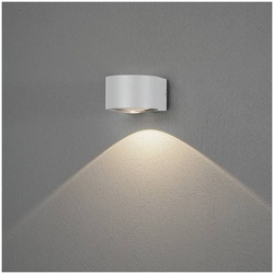 Gala LED Kristall-Linsen-Wandleuchte ab weiss 6W