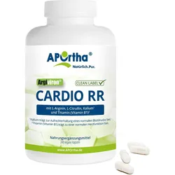 Cardio RR L-Arginin + L-Citrullin + Kalium + B1 - 240 vegane Kapseln One Size