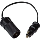 BAAS Adapterkabel BA14 für (Details) Normsteckdosen, Zigarettenanzünderstecker Adapter 12 oder 24 V/DC