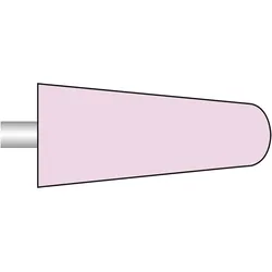 TYROLIT Keramische Stifte DxT-SxL 25x70-6x40 Für Stahl, Form: 52A - (Schleifstift), Art. 104894