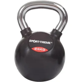 Sport-Thieme Kettlebell Gummiert mit glattem Chrom-Griff 24,5 kg bunt