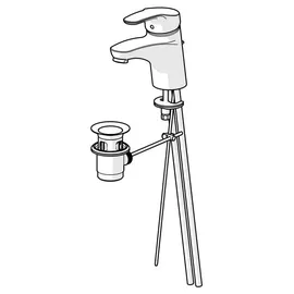 Hansa HansaMix Einhandmischer chrom 01092183