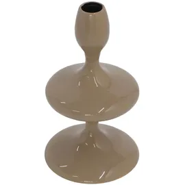Mirrors and More Stabkerzenhalter Laureen Metall Beige