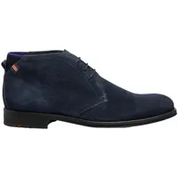 LLOYD Patriot (22-685-08) Men's Business Suit Shoes, formal Ankle Boots Navy, Suede Leather, Rubber Waterproof Sole, lace-up, Lightweight and Comfortable 42.5 EU - 42.5 EU