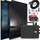 sunniva SUNNIVA® Balkonkraftwerk 800W komplett Steckdose TSUN Wechselrichter, Solaranlage Komplettset, 4x 460W BIFAZIAL, FULL BLACK, Glas-Glas Solarmodule, inkl.5m Kabel, Bluetooth