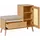 Okwish Schuhschrank 95,5 x 80,5 x 35 cm offen mit Sitzbank / beige