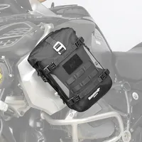 RHINOWALK Motorrad Sturzbügeltasche Wasserdicht 6L Schwarz Motorradrahmen