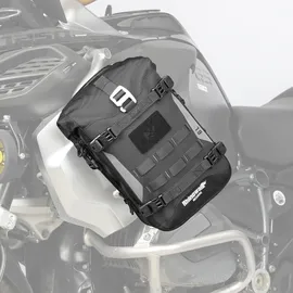 RHINOWALK Motorrad Sturzbügeltasche Wasserdicht 6L Schwarz Motorradrahmen