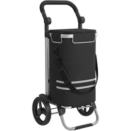 Songmics Einkaufswagen mit Kühlfach schwarz 35 Liter