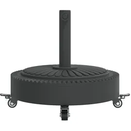 vidaXL Schirmständer Beton 27 kg Schwarz