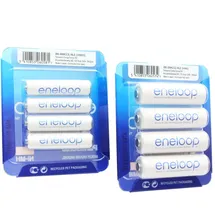 Panasonic eneloop Standard ehem. Sanyo eneloop Standard Kombipack 4x AA Mignon + 4x AAA Micro Batterien