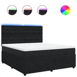 vidaXL Boxspringbett 180 x 200 cm Schwarz