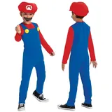 SUPER MARIO Offizielles Nintendo Kostüm Mario Kostüm Kinder Kinder M