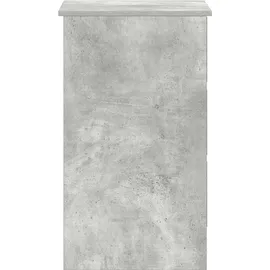 vidaXL Schreibtisch Betongrau 90x45x76 cm Holzwerkstoff