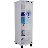 VCM Medizinschrank Weiß, 5 Fächer, 31x98x35 cm