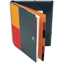 Oxford International Organisierbook A4+, kariert, 80 Blatt, 80g/qm,