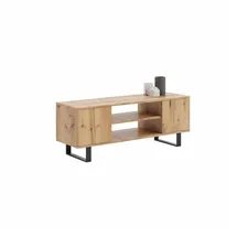 Kobi Focus TV-Lowboard 135 x 40 x 49 cm Rosa Metall