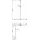 Hewi System 900 Duschhandlauf 900.35.33760DD 1250 x 765 x 965 mm, pulverbeschichtet dunkelgrau perlglimmer tiefmatt