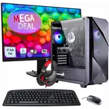 Hyrican MegaDeal Gaming-PC Striker SET2487 7374 + MSI PRO MP273ADE + Maus, Tastatur & Headset