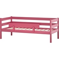 Hoppekids Kinderbett ECO Comfort 70 x 160 cm inkl. Rollrost, Matratze und Rausfallschutz baroque rosa