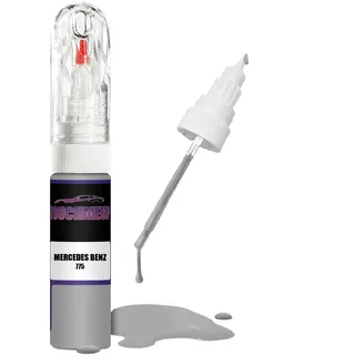 Lackstift-Set für Mercedes Benz Modelle, Iridium-Silber, Metallic, 775, Pinsel, Kratzer-Chip-Fix-Set
