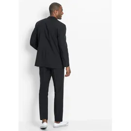 bonprix Anzug in Regular Fit", (2-tlg. Set), schwarz Gr.52, Klassischer Anzug mit praktischen Taschen und stillvoller Bequembundhose