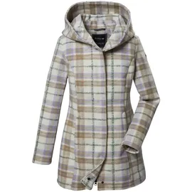 G.I.G.A. DX Damen Strickfleecejacke/Fleecejacke mit Kapuze GW 42 WMN KNTFLC JCKT, hellbeige, 36, 42455-000