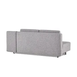 Sofa.de Schlafcouch Webstoff 2-Sitzer Grau
