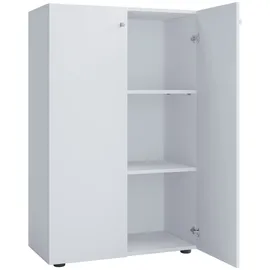 VCM Lona Aktenschrank 70 x 40 x 110 cm weiß