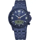 ETT Eco Tech Time EGS-11566-31M Funk-Solar Herrenuhr Professional Arctica blau