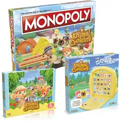 Animal Crossing Spiel 3er Set: Monopoly + Match + Puzzle (1000 Teile)