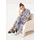 Aniston CASUAL Sommerkleid Blau Blumendruck 36