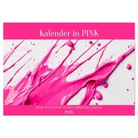 Calvendo Kalender in PINK (Tischkalender 2026 DIN A5 quer),