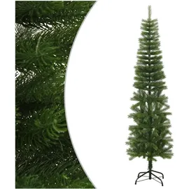vidaXL Künstlicher Weihnachtsbaum Schlank grün 210 cm
