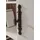 furn.design Vitrine Rovola 71 x 146 x 37 cm Weiß