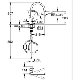 Grohe Start Curve Einhebelmischer Chrom