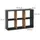 Vicco Raumteiler Karree 72 x 107,8 x 29 cm Anthrazit/Goldkraft Eiche