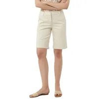 Comma, Comma Cargobermudas Sommerhose mit Stretch, beige