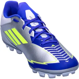 adidas F50 League Messi AG Herren Silver Met/Solar Yellow/Lucid Blue 43 1/3