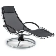 Blumfeldt The Chiller Schwingliege 77 x 85 x 173 cm Schwarz