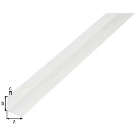 GAH Alberts Winkelprofil KST,wei�,25x25x1,8/1m