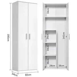 mokebo Der Lange 60 x 180 cm Weiß