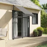 Massbinet Gelenkarmmarkise Markise Gelenkmarkise Terrassenmarkise Sonnenmarkise inkl. Wandhalterung Sonnenschutz Balkonmarkise Wasserabweisend Anthrazit 100x150 cm Stoff und Stahl
