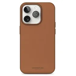 Vonmählen Like Leather Case für iPhone 16 Pro Max braun
