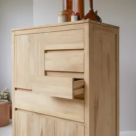 Tikamoon Highboard 80 cm Braun