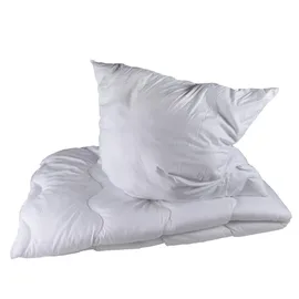 Steinmann 2 Stück Premium Steppbettdecken Set, Steppbett 135 x 200 cm mit Kopfkissen 80 x 80 cm