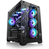 CSL Gaming PC M11070H AMD Ryzen 5 9600X, 16 GB, 1000 GB, GeForce RTX 4060), PC, Schwarz